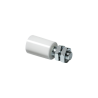 230 - Rodillo de Nylon 25 MM / Cuerpo de Acero Galvanizado