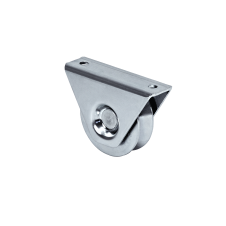 (325V-100) Rueda de 10 cm / Con Capacidad Para Puertas de Hasta 220 Kg / Para Montaje en Superficie / Canal Tipo "V"