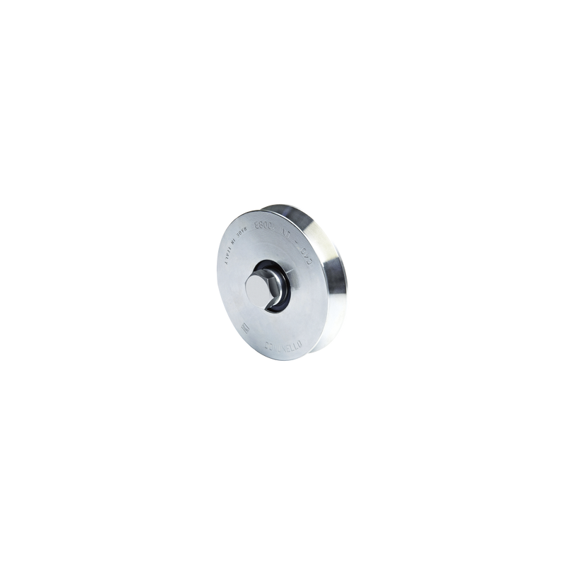 Rueda de 10 cm Para Puertas Corredizas de Hasta 220 Kg / Canal Tipo "V"