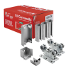 KIT para puertas autoportantes de hasta 3 m y 600 kg con rodillos de nylon