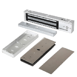 Kit Para Control de Acceso Incluye Chapa Magnética de 600 Lbs / Montaje En "U" Para Puerta de Cristal / Uso Interior / Certific