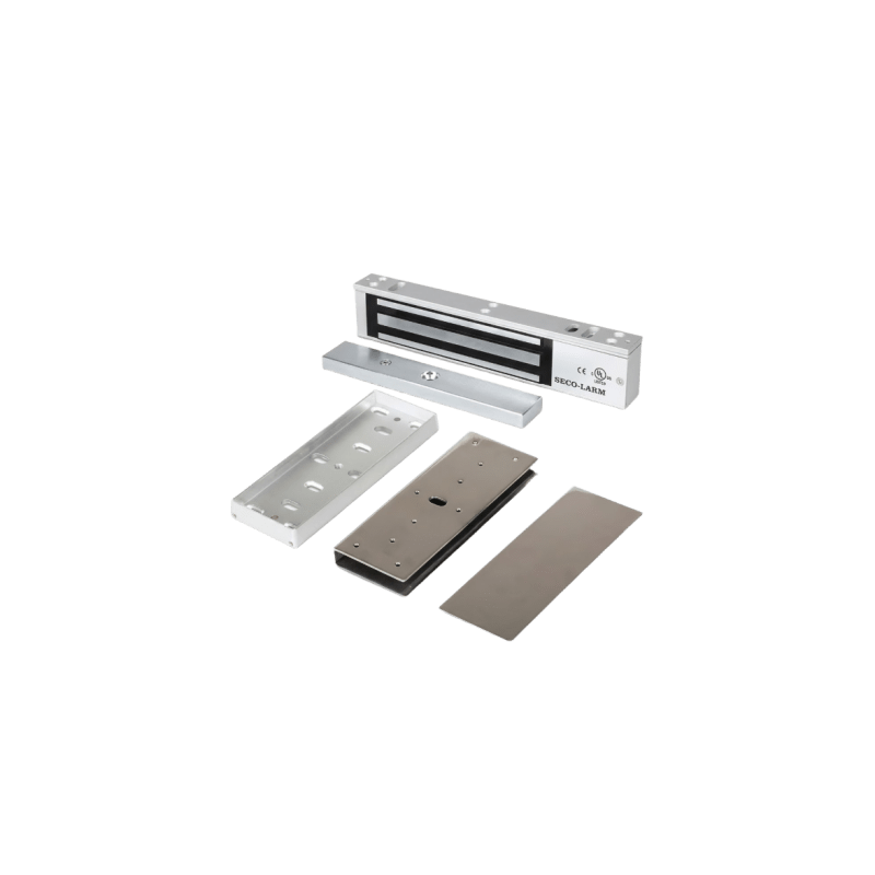 Kit Para Control de Acceso Incluye Chapa Magnética de 600 Lbs / Montaje En "U" Para Puerta de Cristal / Uso Interior / Certific