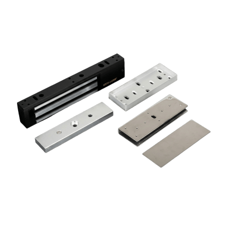 Kit Para Control de Acceso Incluye Chapa Magnética de 600 Lbs / Montaje En "U" Para Puerta de Cristal / Uso Interior / Certific