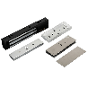 Kit Para Control de Acceso Incluye Chapa Magnética de 600 Lbs / Montaje En "U" Para Puerta de Cristal / Uso Interior / Certific
