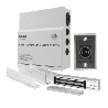 Kit para Control de Acceso Incluye Fuente de 12VCD / Soporta Batería de Respaldo/ Chapa Magnética de 600Lbs / Montajes L y Z /