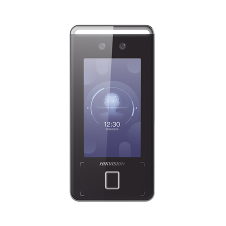 Terminal Min Moe WiFi de Reconocimiento Facial ULTRA RÁPIDO (Exterior IP65) / Hasta 1.5 mts en lectura / Soporta P2P Hik-Connec