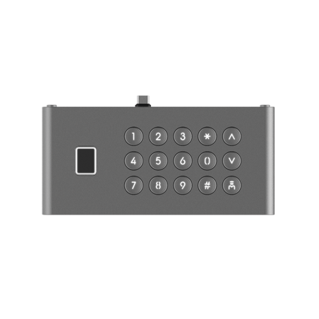 Módulo de Teclado y Huella Digital para Frente de Calle IP DS-KD9633-WBE6/ Conexión USB-C / 15 Botones / IP65 / IK07
