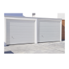 Puerta de Garage de Alta Calidad / Linea Central / Color Blanco 16X8 pies, AISLADA, Estilo Americana.