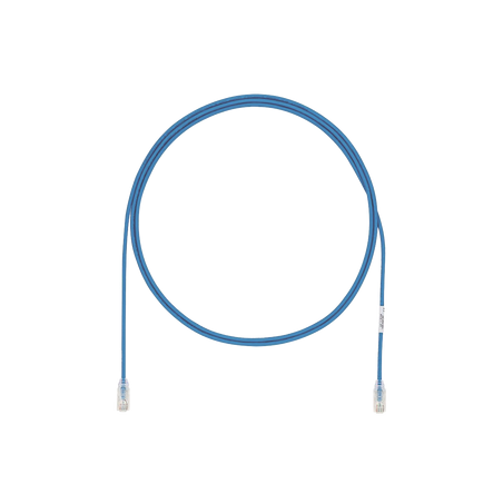 Cable de Parcheo UTP Cat6A, CM/LSZH, Diámetro Reducido (28AWG), Color Azul, 3 Metros (9.84 Pies).