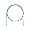 Cable de Parcheo UTP Cat6A, CM/LSZH, Diámetro Reducido (28AWG), Color Azul, 3 Metros (9.84 Pies).