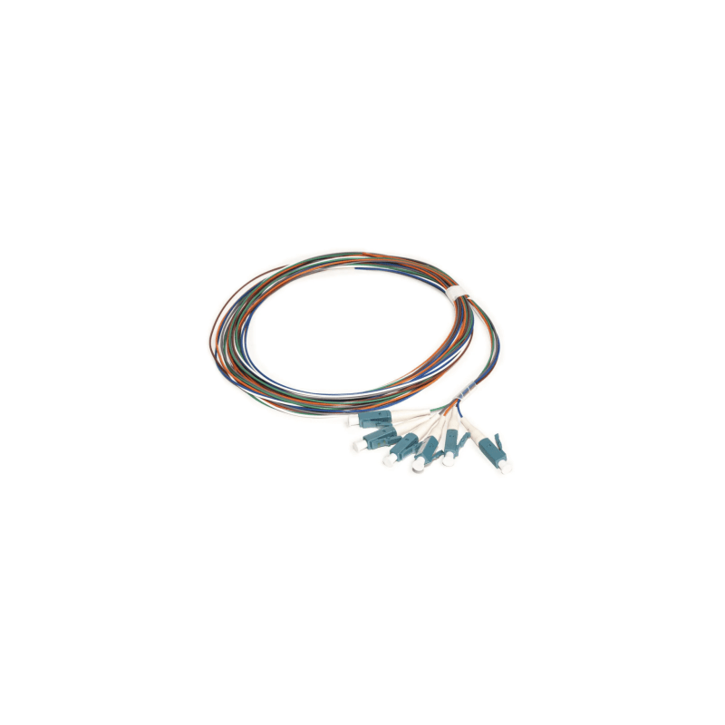 Kit de 6 Pigtails con Conector LC, Multimodo 50/125 OM3, 900um, de 1 Metro (3.28 Pies)