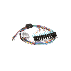 Kit de 12 Pigtails con Conector LC, Multimodo 50/125 OM3, 900um, de 1 Metro (3.28 Pies)