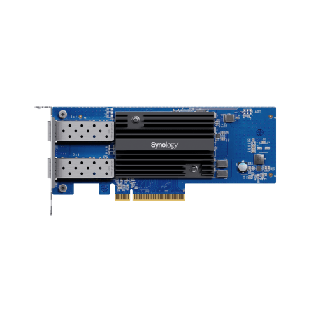 Adaptador de Red SFP+ de 10 GbE de Doble Puerto | Compatible con Synology | PCIe 3.0 x8 | Link Aggregation | Jumbo Frame 9 KB | 