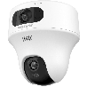 Turret PT 6 Megapixel / Doble Lente (2.8 mm y 4 mm) / Dual Light (10 mts IR + 10 mts Luz Blanca) / Wi-Fi / Interior / Audio Bidi