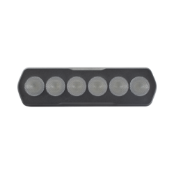 Luz de Trabajo Ultra brillante Rectangular, 6 LED, 1300 Lúmenes, 12-24 Vcd
