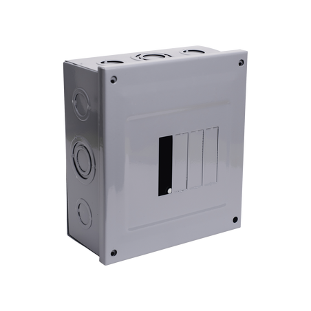 Centro de Carga para Sobreponer, 04 Polos, 100 A, 1 Fase 3 Hilos, 120/240 V AC, 60Hz