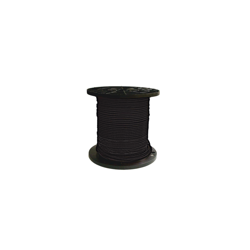 ( VENTA POR METRO ) Cable Fotovoltaico / Negro / Recubrimiento XLPE / 6 mm² / 10 AWG / Hasta 1,800 Vcc