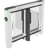 Torniquete central Mars-S1200 / Compatible con Mars-S1000, RFID-Fingerprint-QR / Anti-pinch y Anti-tailgating / Accesibilidad pa
