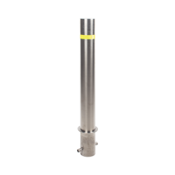Bolardo Fijo de Acero Inoxidable de 900 mm de Altura / Ideal para aplicaciones delimitaciones de automóviles