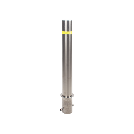 Bolardo Fijo de Acero Inoxidable de 900 mm de Altura / Ideal para aplicaciones delimitaciones de automóviles