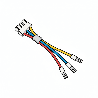 Cable de conexion de salida de alarma 10cm compatible con DSKB2411TIM
