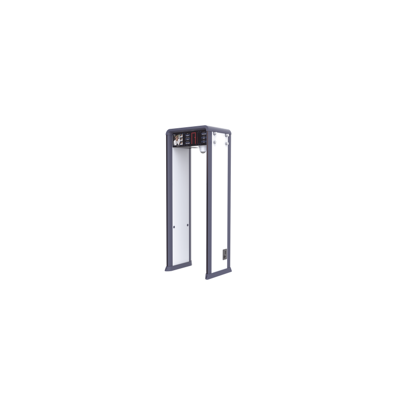 Arco Detector de Metales con Cámara 4MP y Doble Pantalla 7" y 29" / Hasta 72 Zonas Configurable / Tecnología Anti-Interferenci