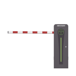 Barrera Vehicular con Brazo Abatible por Colisión 4 mts INCLUIDO / Izquierda / Alto Desempeño / Brushless / Semáforo Rojo-Ver