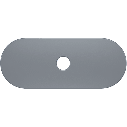 Tapa de Refacción para Cubierta de Torniquetes Hikvision DS-K3G411 / Cubre orificios para montaje de Terminal Facial en caso de