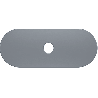 Tapa de Refacción para Cubierta de Torniquetes Hikvision DS-K3G411 / Cubre orificios para montaje de Terminal Facial en caso de