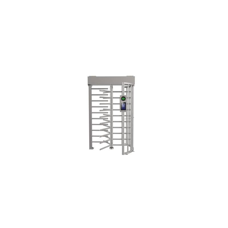 Torniquete SENCILLO (1 Carril) de Cuerpo Completo Bidireccional / Exterior / Acero Inoxidable SUS304 / 30 Personas por Minuto / 