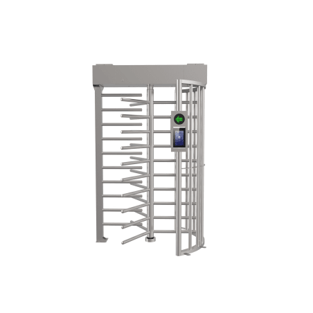 Torniquete SENCILLO (1 Carril) de Cuerpo Completo Bidireccional / Exterior / Acero Inoxidable SUS304 / 30 Personas por Minuto / 