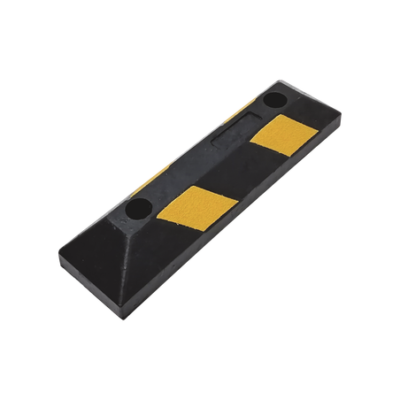 Tope Vehicular P / Estacionamiento / 55cm / Color Negro-Amarillo.