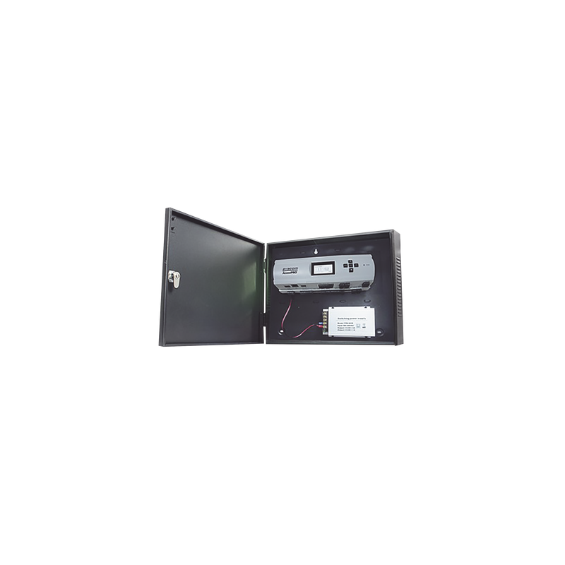 Controlador de Acceso / 4 Puertas / Biometría Integrada / 3,000 Huellas / Compatible con Sistemas de Elevadores (10 Pisos) / In