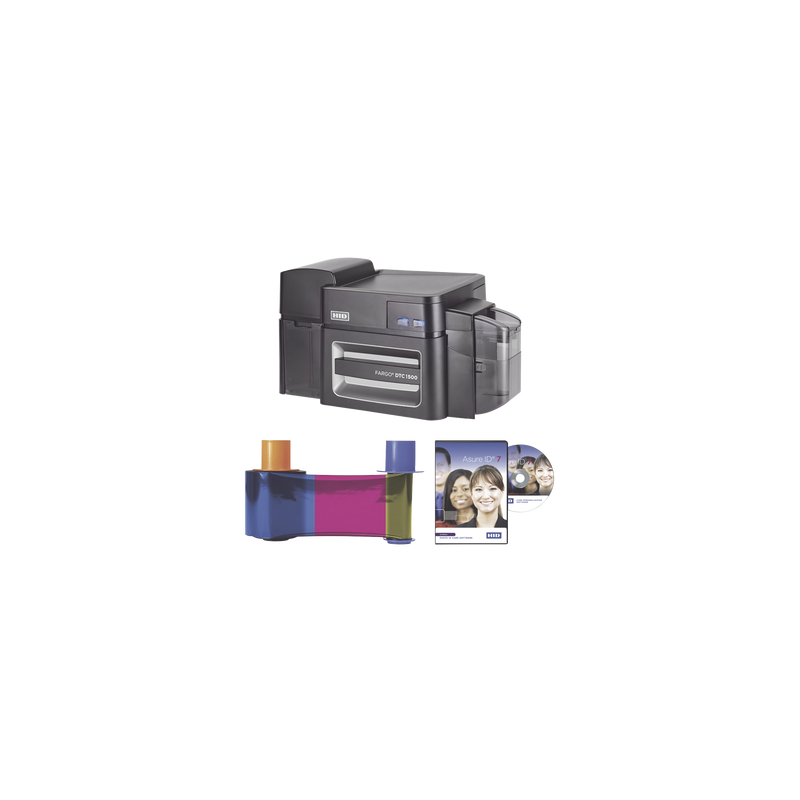 Kit de Impresora Profesional de Doble Cara DTC1500/ Borrado información/ Marca de Agua/ Incluye Ribbon y Software