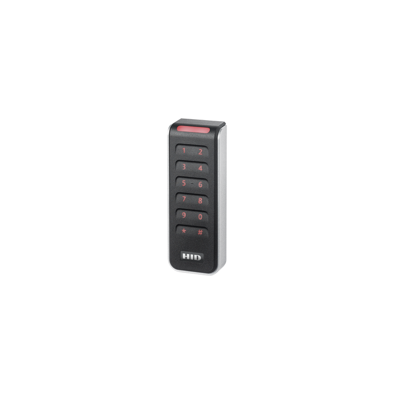 Lector con Teclado SIGNO PRIORITY Estandar Profile Multitecnologia/ 20KNKS-T0-000000/ Garantia de Por Vida/ Pigtail/Wiegand & OS