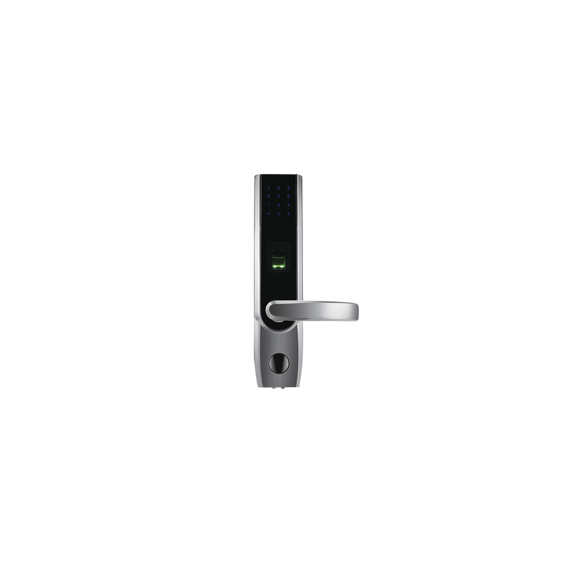 Cerradura autónoma derecha bluetooth de huella digital, tarjeta de proximidad y contraseña / APP ZK Smart Key