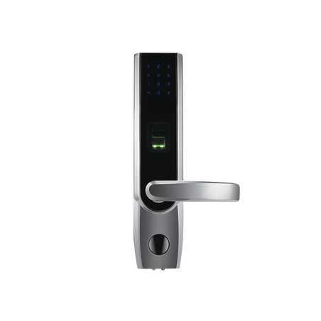 Cerradura autónoma derecha bluetooth de huella digital, tarjeta de proximidad y contraseña / APP ZK Smart Key