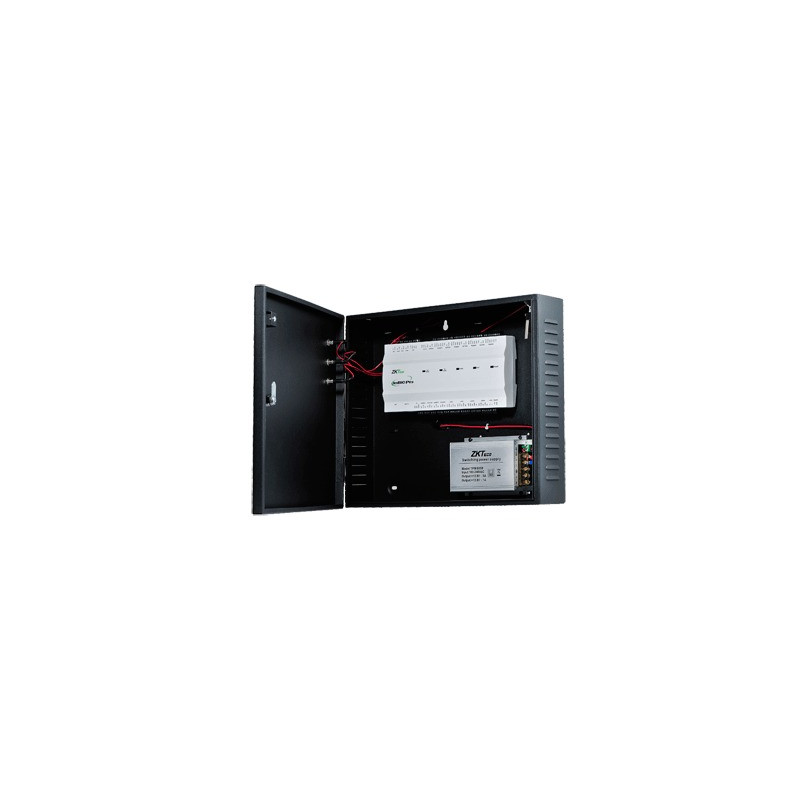 Panel de control de acceso / 2 PUERTAS / 3000 huellas / 30 000 Tarjetas / Funcion ADMS PUSH incluida / Incluye gabinete y fuente