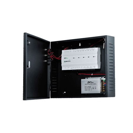 Panel de control de acceso / 2 PUERTAS / 3000 huellas / 30 000 Tarjetas / Funcion ADMS PUSH incluida / Incluye gabinete y fuente