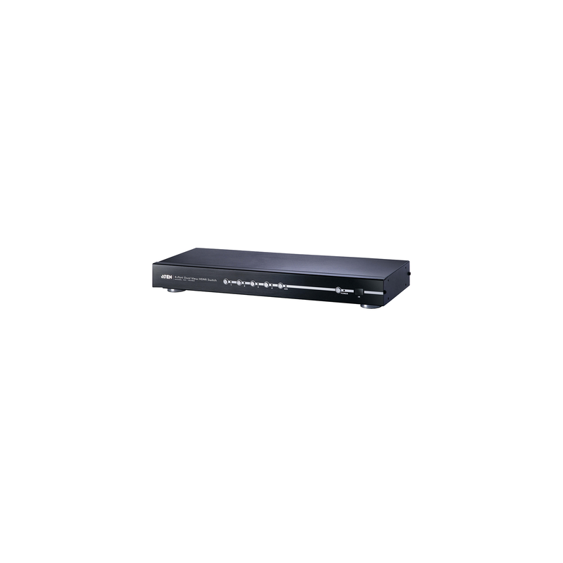 Switch HDMI de 4 puertos con salida dual