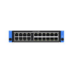 Tarjeta de 20 Puertos Ethernet Gigabit / Resolución 4K HDR10 / Carga Máxima 10.4 MP / Soporte HLG y SMPTE / Modos Mini y Está