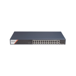 Switch Gigabit PoE+ / Administrable / 24 Puertos 1000 Mbps PoE+ (4 Puertos PoE++ 90 W) / 2 Puertos 1000 Mbps de Uplink / 2 Puert