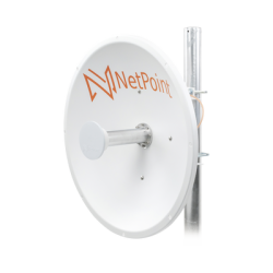Antena Direccional de alto rendimiento / diámetro de 60 cm / 4.9-6.4 GHz / Ganancia 30 dBi / SLANT de 45 ° y 90 ° / Ideal par