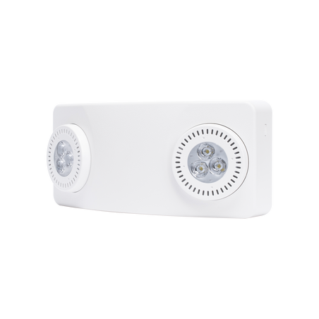 Luz de Emergencia Dual LED /520lm/uso rudo/montaje en pared o techo/batería de respaldo incluida