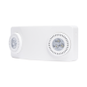 Luz de Emergencia Dual LED /520lm/uso rudo/montaje en pared o techo/batería de respaldo incluida