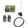 Kit Receptor inalámbrico con antena / Hasta 45M en linea de vista / INCLUYE dos controles y 3 metros de cable RG58 para la ante