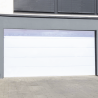 Puerta de Garage de Alta Calidad / Linea Central / Color Blanco 20X9 pies, AISLADA, Estilo Americana.