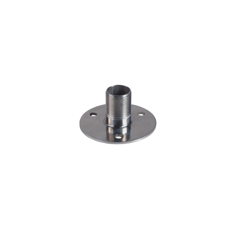 Montaje recto de 1", acero inoxidable, base con brida