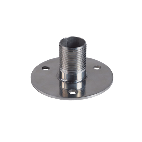 Montaje recto de 1", acero inoxidable, base con brida