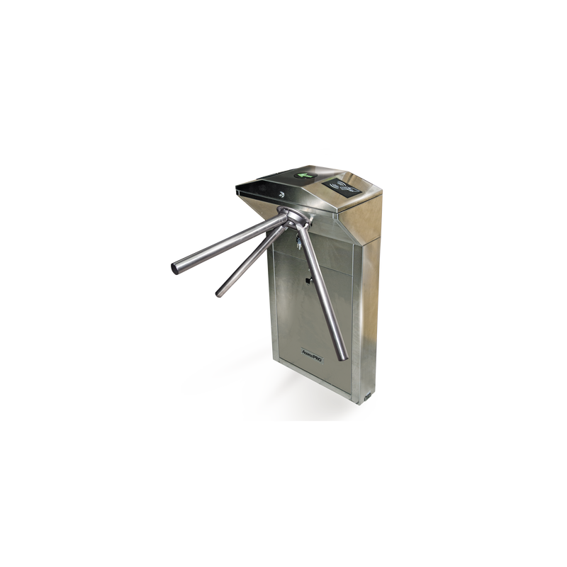 (TS1000) Torniquete en Acero, Bidireccional, Espacio para Lectora de Prox, Interiores